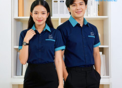Áo Sơ Mi Đồng Phục Tay Ngắn TH Truemilk