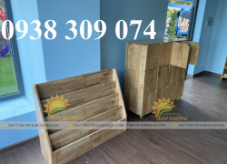 Kệ sách montessori ,kệ sách mầm non chất lượng cao