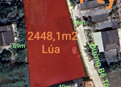 Bán lô đất lúa 4 mặt tiền chuyển thổ phân lô giá chốt 4 tỷ