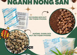 Gói hút ẩm có giúp giảm thiểu hao hụt nông sản không?