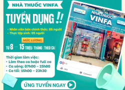 TUYỂN NHÂN VIÊN BÁN THUỐC TÂY