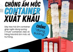Dây treo hút ẩm có giúp container luôn khô ráo khi vận chuyển?