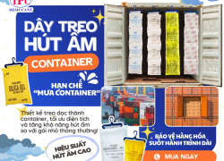 Dây treo hút ẩm có giảm rủi ro thiệt hại hàng hóa trong container?