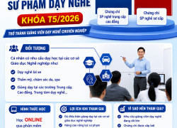 BỔ SUNG HỌC VIÊN CHỨNG CHỈ SƯ PHẠM DẠY NGHỀ