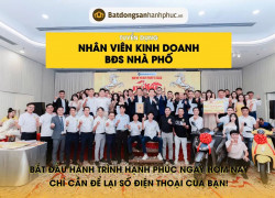 TUYỂN CHUYÊN VIÊN KINH DOANH BẤT ĐỘNG SẢN