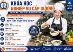 khóa học nghiệp vụ cấp dưỡng