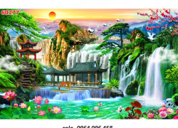 Tranh gạch 3d phong cảnh đồng quê - SCXV43