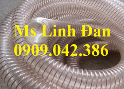 Ống hút bụi pu lõi thép mạ đồng phi 300