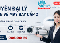 Tuyển đại lý vé máy bay khu vực Bình Lợi Trung HCM hoa hồng hấp dẫn