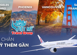 Săn vé khuyến mãi TpHCM đi Bắc Mỹ hãng China Airlines 