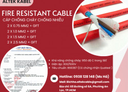 CÁP CHỐNG CHÁY CHỐNG NHIỄU ALTEK KABEL