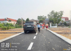 CHỈ NHỈNH 1 TỶ - SỞ HỮU ĐẤT NỀN PHÂN LÔ ĐẸP TẠI TP. PHÚC YÊN