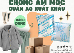 Gói hút ẩm có giúp quần áo giữ form khi vận chuyển xa?