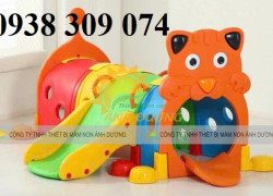 Hầm chui cầu trượt con hổ, hang chui cầu trượt con hổ trẻ em