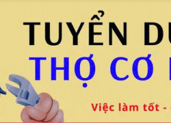 Tuyển thợ cơ khí làm ở TP Bắc Ninh có chỗ ở lại