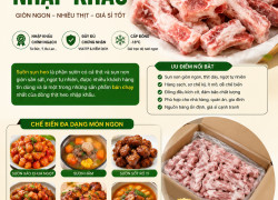 Sườn sụn heo nướng BBQ thơm ngon cực cuốn