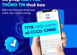 Hướng dẫn"CHECK" thông tin thuê bao MobiFone chỉ 1 giây