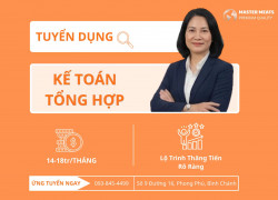 Tuyển gấp kế toán tổng hợp có kinh nghiệm làm ở Bình Chánh