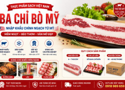 Chuyên bán buôn ba chỉ bò Mỹ toàn quốc
