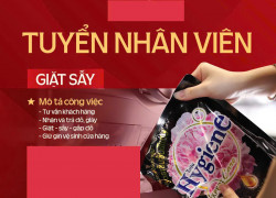 Tuyển NV phân loại giặt sấy quần áo làm tại Q8, công việc nhẹ nhàng