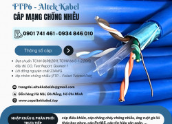 Cáp mạng cat6 chống nhiễu Altek Kabel chính hãng tại Hà Nội, Đà Nẵng, HCM