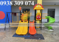 Cầu trượt liên hoàn xích đu lớn, cầu trượt liên hoàn giá rẻ