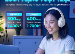 Trải nghiệm ngay Wifi không dây FWA5G của MobiFone, tốc độ hàng đầu