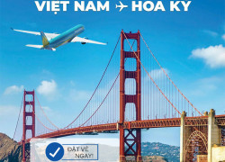 Bay Mỹ tiết kiệm cùng Vietnam Airlines chỉ từ 27.799.000 VNĐ