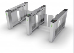 Cổng kiểm soát an ninh phân làn tự dộng Swing barrier ZKTeco SBTL500