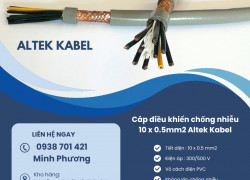 Cáp điều khiển chống nhiễu 10x0.5mm2 tại Gia Lai, Quảng Trị, Bình Định