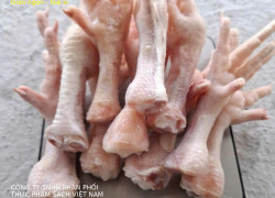 Chân gà đông lạnh nhập khẩu Brazil bán chạy hiện nay