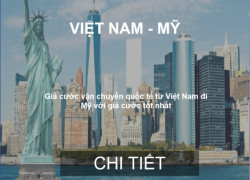 Giá Cước Vận Chuyển Hàng Hóa Từ Việt Nam Đi Mỹ