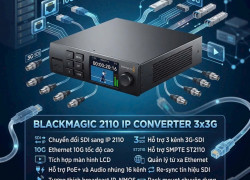 BLACKMAGIC 2110 IP CONVERTER 3x3G – GIẢI PHÁP CHUYỂN ĐỔI SDI/IP CHUYÊN NGHIỆP