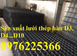 Lưới thép hàn đổ bê tông D4, D5, D6, D8, D10