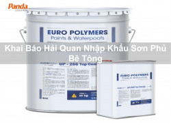 Khai Báo Hải Quan Nhập Khẩu Sơn Phủ Bê Tông
