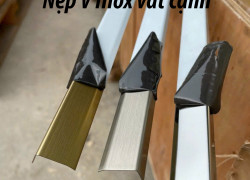 Nẹp V inox màu nẹp góc vuông nẹp chỉ U trang trí
