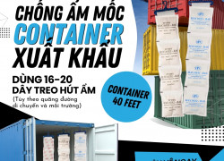 Dây treo hút ẩm có giúp hàng hóa ổn định chất lượng khi xuất khẩu?