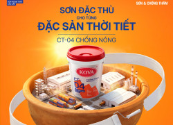 Nhà phân phối sơn chống nóng KOVA CT-04 uy tín giá tốt tại TP.HCM