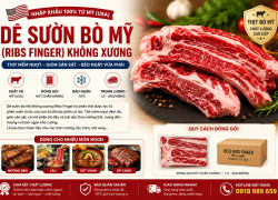 Dẻ sườn bò Mỹ nhập khẩu – thịt ngon, dễ chế biến