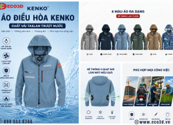 ÁO ĐIỀU HÒA KENKO CHẤT VẢI TASLAN TRƯỢT NƯỚC ADH-TASLAN