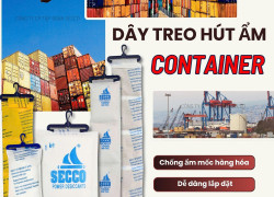 CONTAINER BÀN ĂN GỖ ĐI BIỂN – TREO HÚT ẨM SECCO LÀ RẤT CẦN THIẾT 🌿🚛