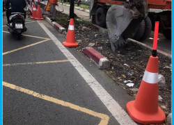 Cọc Chóp Cảnh Báo Hi Cone HDPE Cam Hàn Quốc