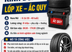TUYỂN 6 NV KINH DOANH QUẬN 11
