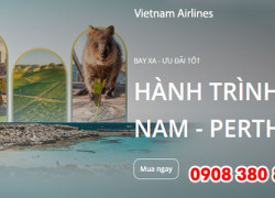 Vietnam Airlines ưu đãi vé máy bay đi Perth