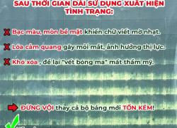 Nhận thay mặt bảng mới cho lớp học