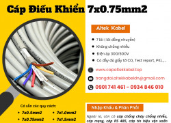 Cáp tín hiệu, điều khiển 7x0.75 Altek Kabel chính hãng tại Hà Nội, Đà Nẵng, HCM