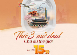 Sun PhuQuoc Airways ưu đãi vé thứ 3 hàng tuần