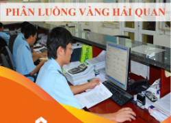 Luồng vàng trong khai báo hải quan