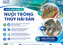 Phần mềm quản lý nuôi trồng thủy hải sản