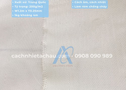 Vải thuỷ tinh trắng, cách âm, cách nhiệt, chống cháy